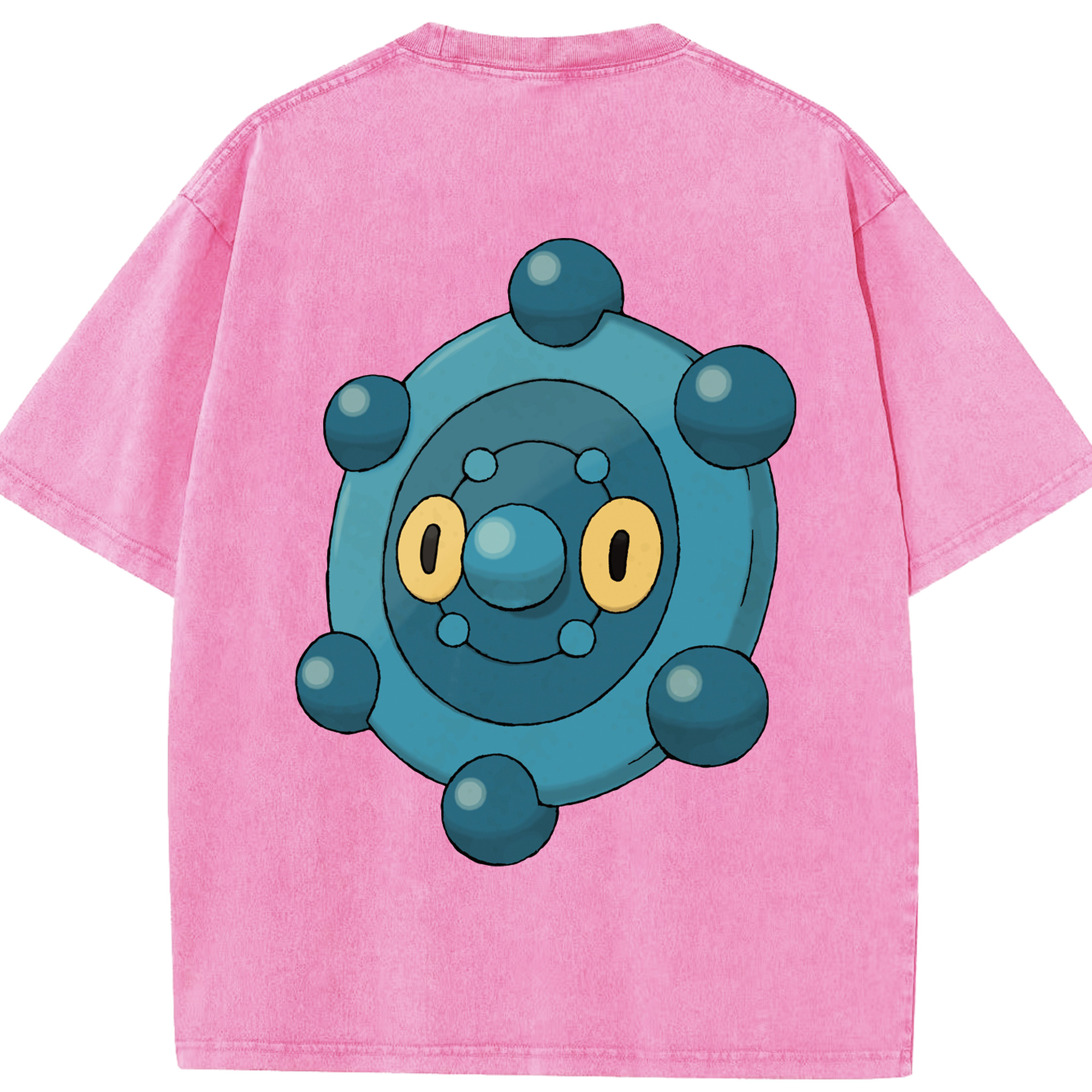 （画像用） ポケットモンスター Pokémon 綿100% ヴィンテージ風 半袖Tシャツ（背面プリント）